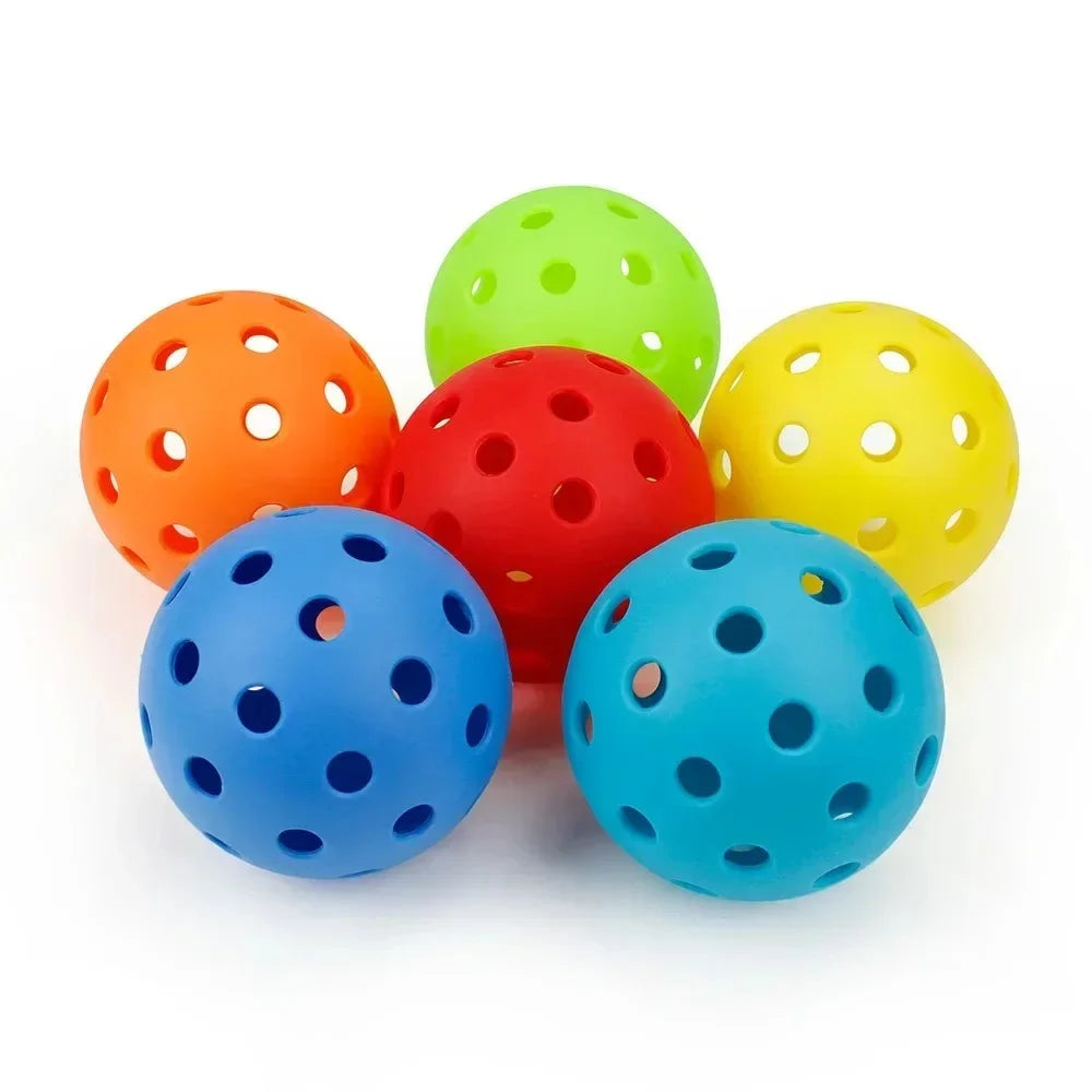 Multi Color Outdoor Pickleballs